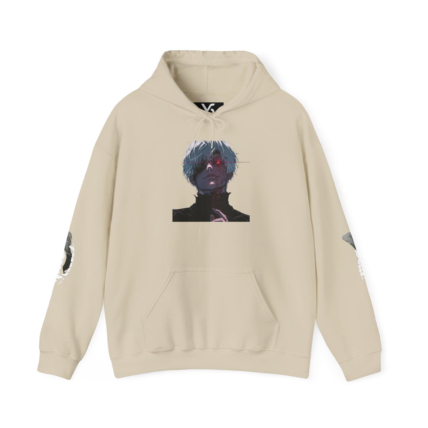 Tokyo Ghoul Hoodie | Oversized Anime Hoodie with Ghoul Eye Design